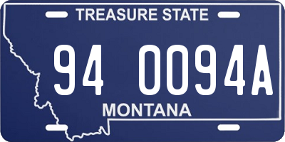 MT license plate 940094A