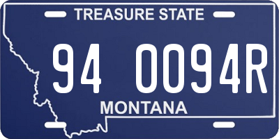 MT license plate 940094R