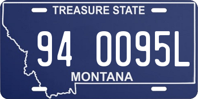 MT license plate 940095L