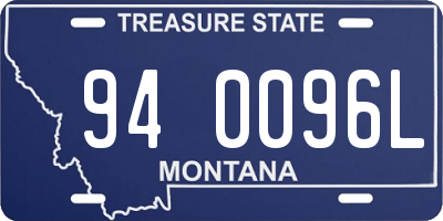 MT license plate 940096L