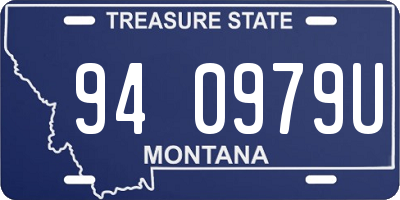 MT license plate 940979U