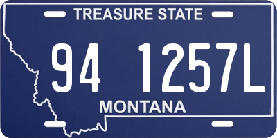 MT license plate 941257L