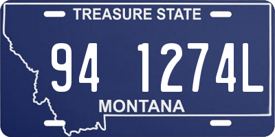 MT license plate 941274L
