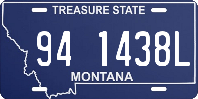 MT license plate 941438L