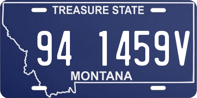 MT license plate 941459V