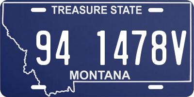 MT license plate 941478V