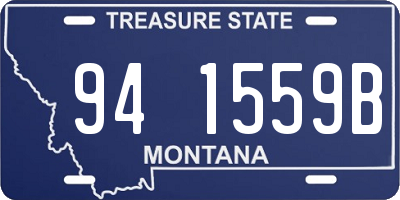 MT license plate 941559B