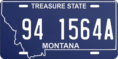 MT license plate 941564A