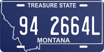 MT license plate 942664L