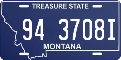 MT license plate 943708I