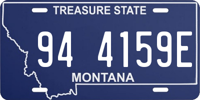 MT license plate 944159E