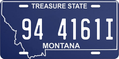 MT license plate 944161I