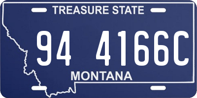 MT license plate 944166C