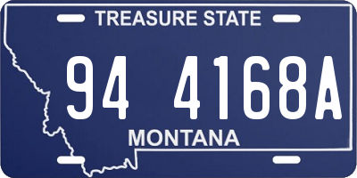 MT license plate 944168A