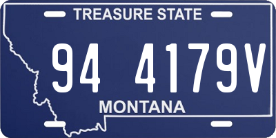 MT license plate 944179V