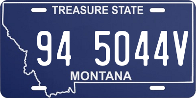MT license plate 945044V