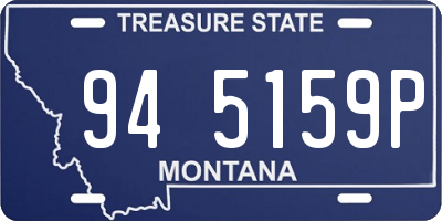 MT license plate 945159P
