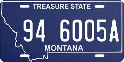 MT license plate 946005A