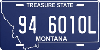 MT license plate 946010L