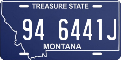 MT license plate 946441J