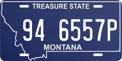 MT license plate 946557P