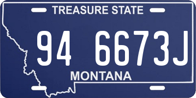 MT license plate 946673J