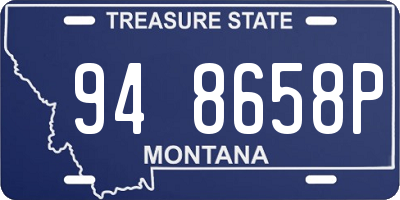 MT license plate 948658P