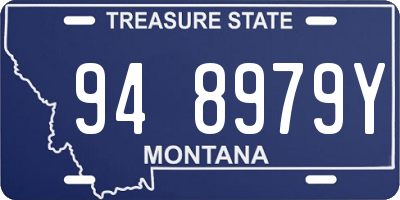 MT license plate 948979Y