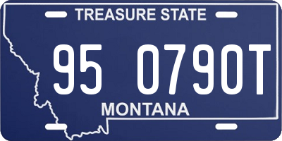 MT license plate 950790T