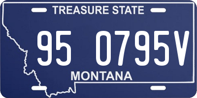 MT license plate 950795V