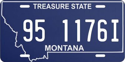 MT license plate 951176I