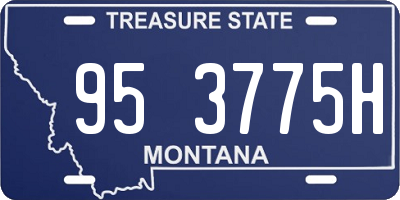 MT license plate 953775H