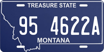 MT license plate 954622A