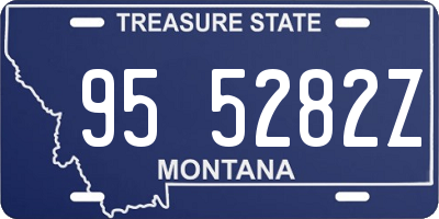 MT license plate 955282Z