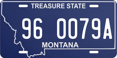 MT license plate 960079A