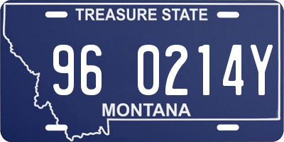 MT license plate 960214Y