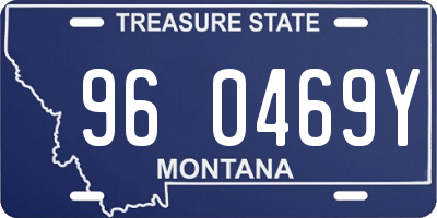 MT license plate 960469Y