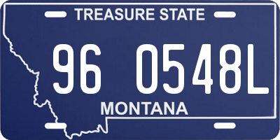 MT license plate 960548L