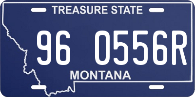 MT license plate 960556R