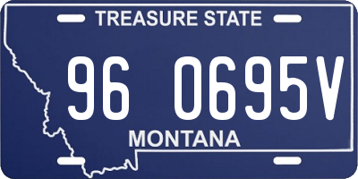 MT license plate 960695V