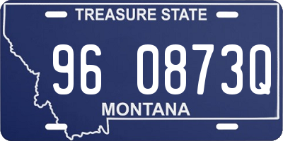 MT license plate 960873Q