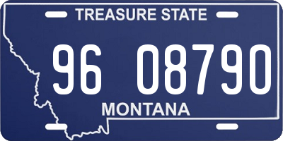 MT license plate 960879O