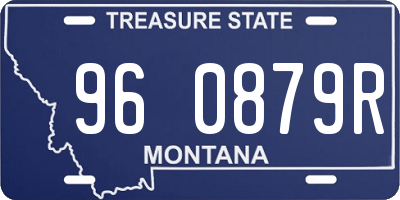 MT license plate 960879R