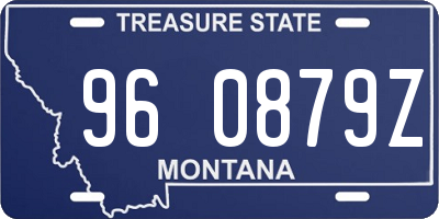 MT license plate 960879Z