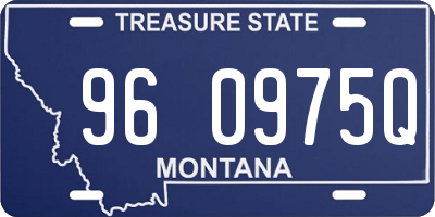 MT license plate 960975Q