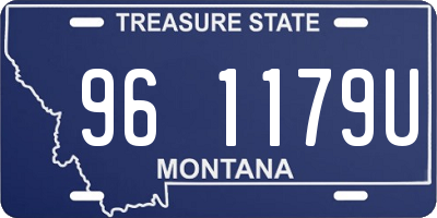 MT license plate 961179U