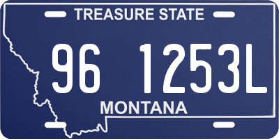 MT license plate 961253L