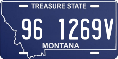 MT license plate 961269V