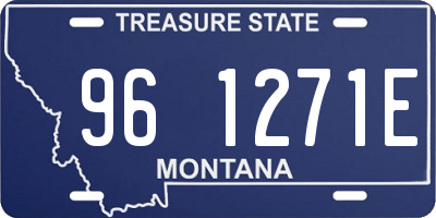 MT license plate 961271E