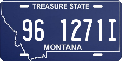 MT license plate 961271I